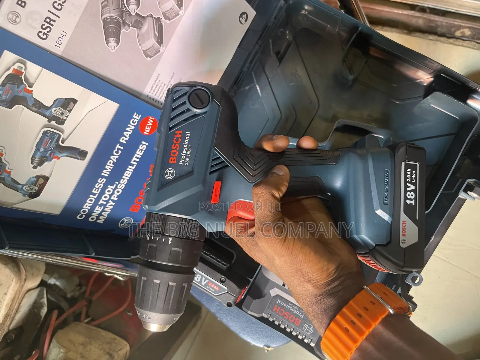 Original Cordless Bosch Drill Machine GSB 180-Li