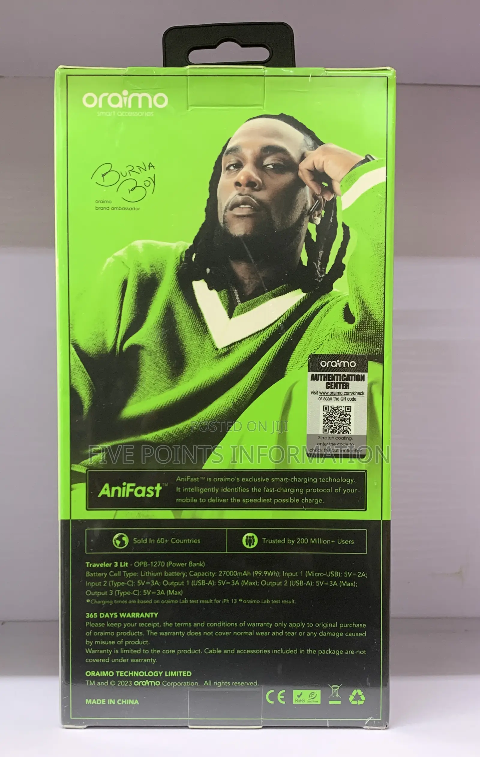 Oraimo Power Bank 27000mah
