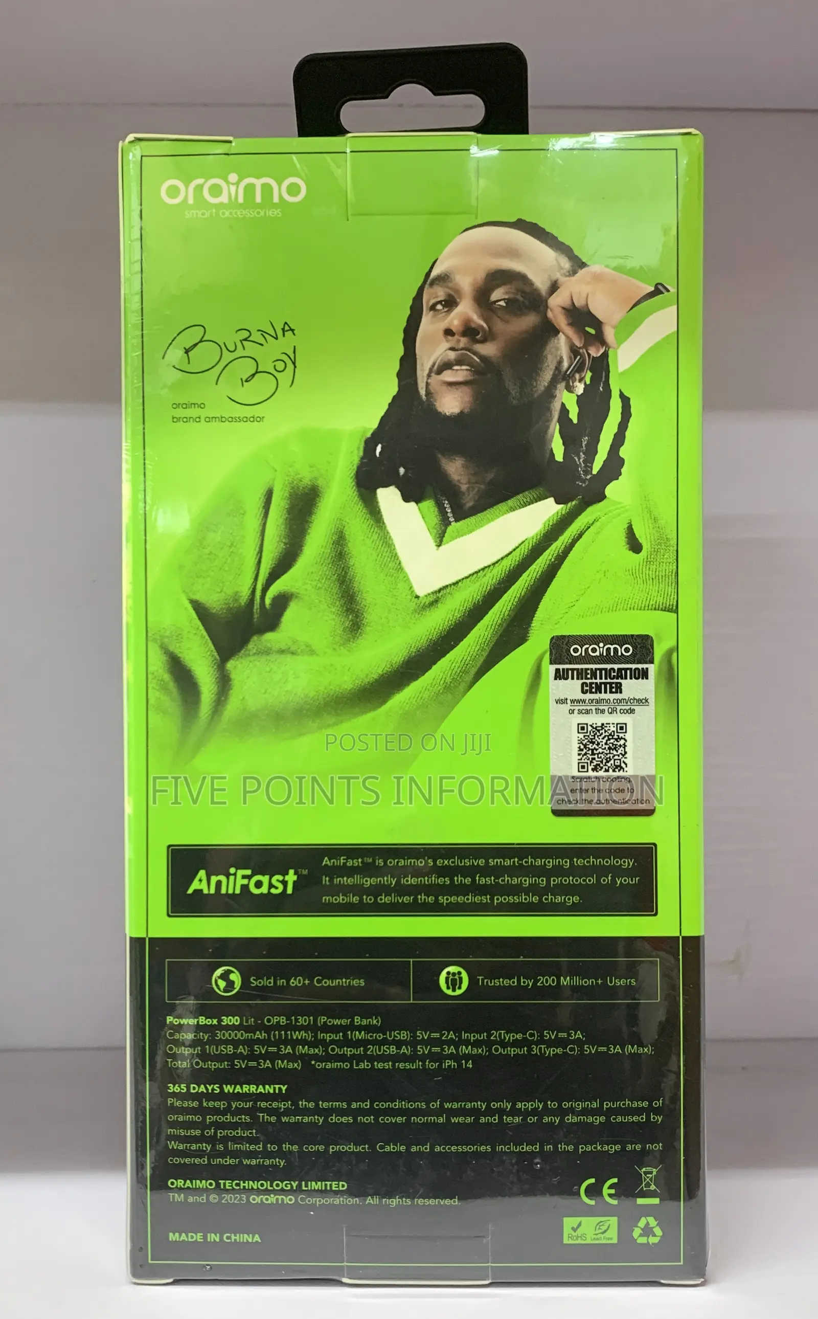 Oraimo Power Bank 30,000mah