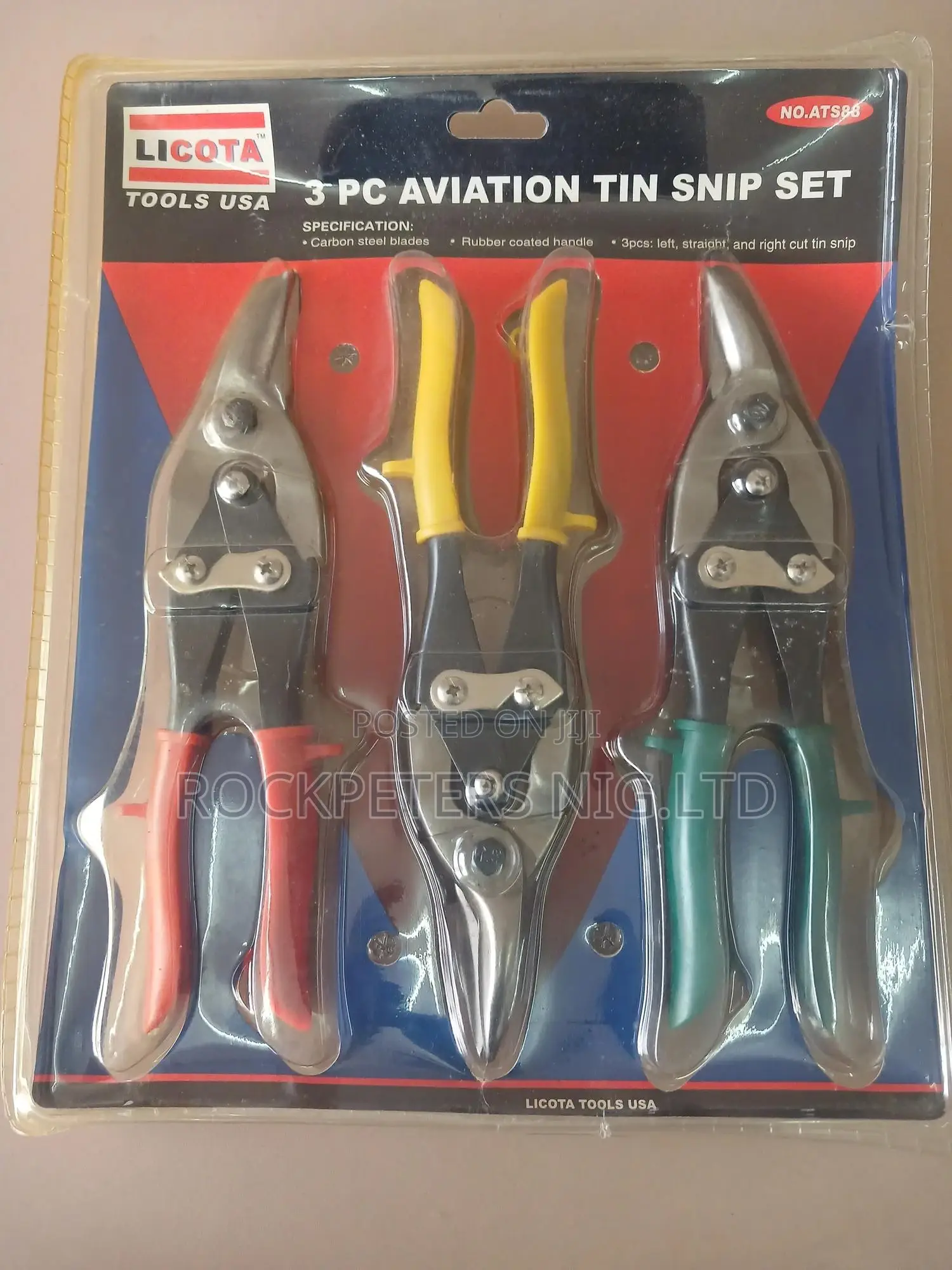 LICOTA ATS88 3pc Aviation Tin Snips Set