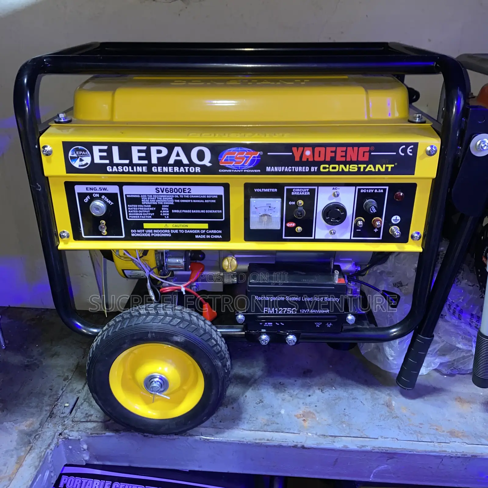 Sv6800e2 Elepaq Constant Generator With One Year Warranty