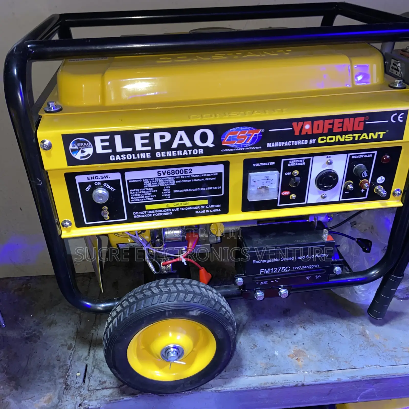 Sv6800e2 Elepaq Constant Generator With One Year Warranty