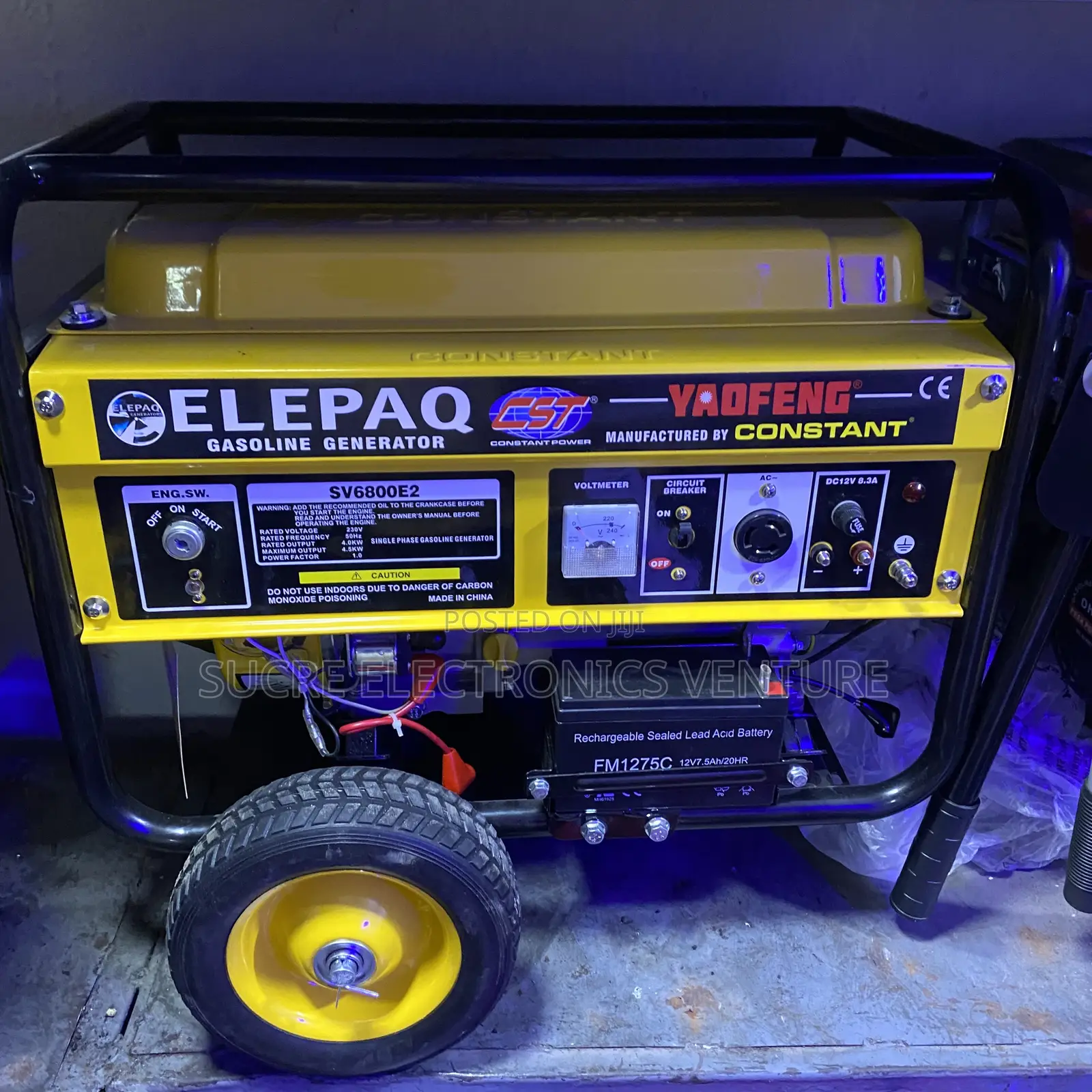 4.5kva Elepaq Constant Yaofeng Petrol Generator