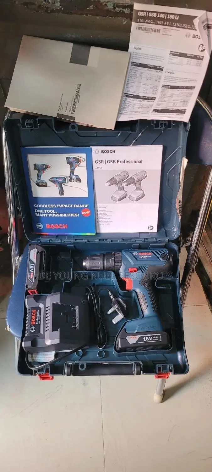 Original Bosch Drill Machine Cordless GSB 180-li