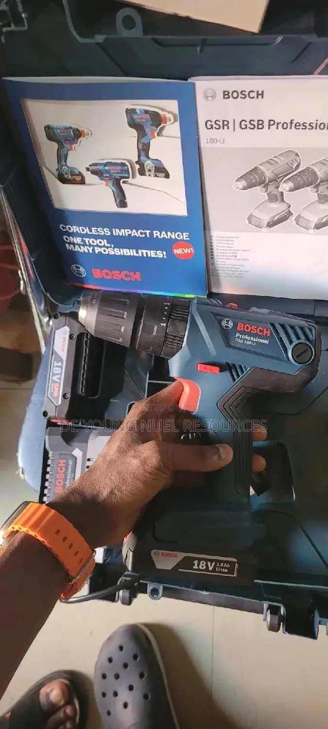 Original Bosch Drill Machine Cordless GSB 180-li