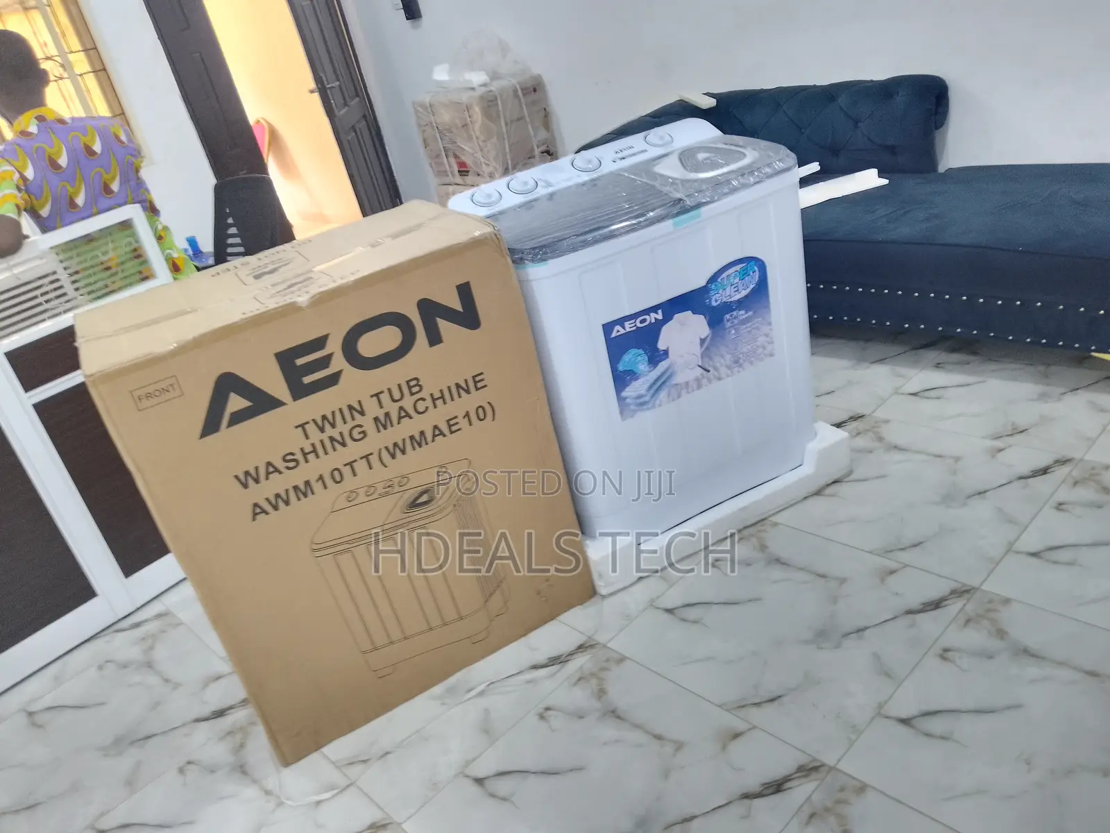 Aeon Washing Machine AWM10TT Twin Tub White 10KG
