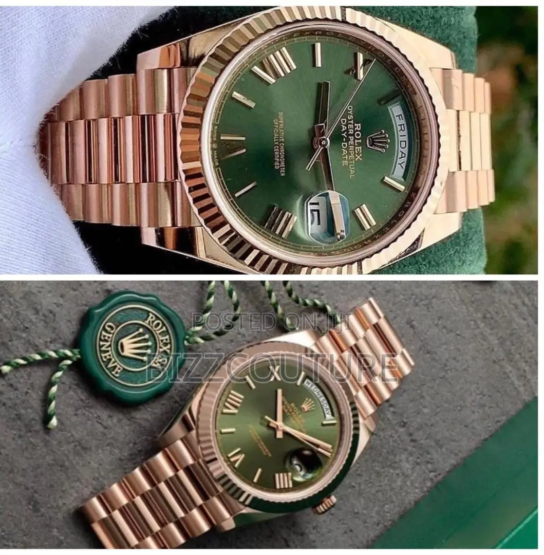 Original Rolex Oyster Rose Gold Chain Watch Is Available
