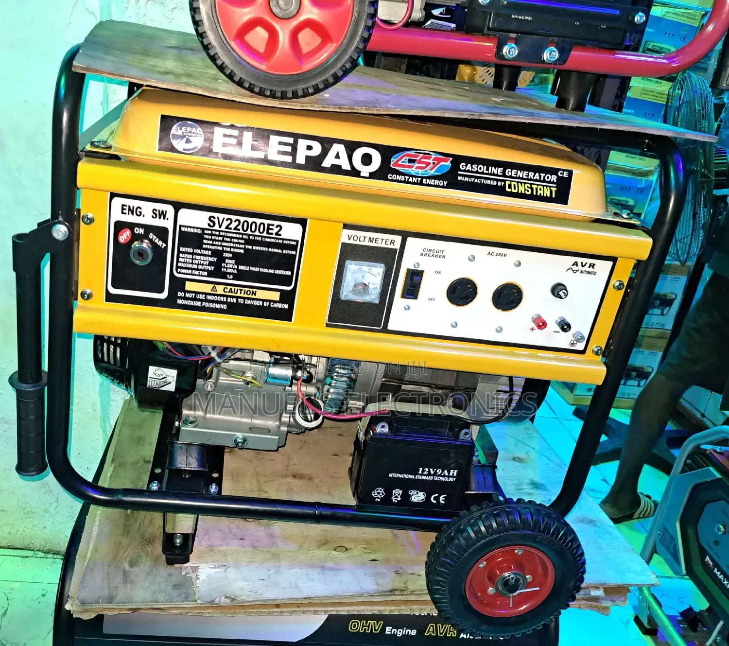 10.5kva Elepaq Constant Petrol Generator Model Sv22000e2