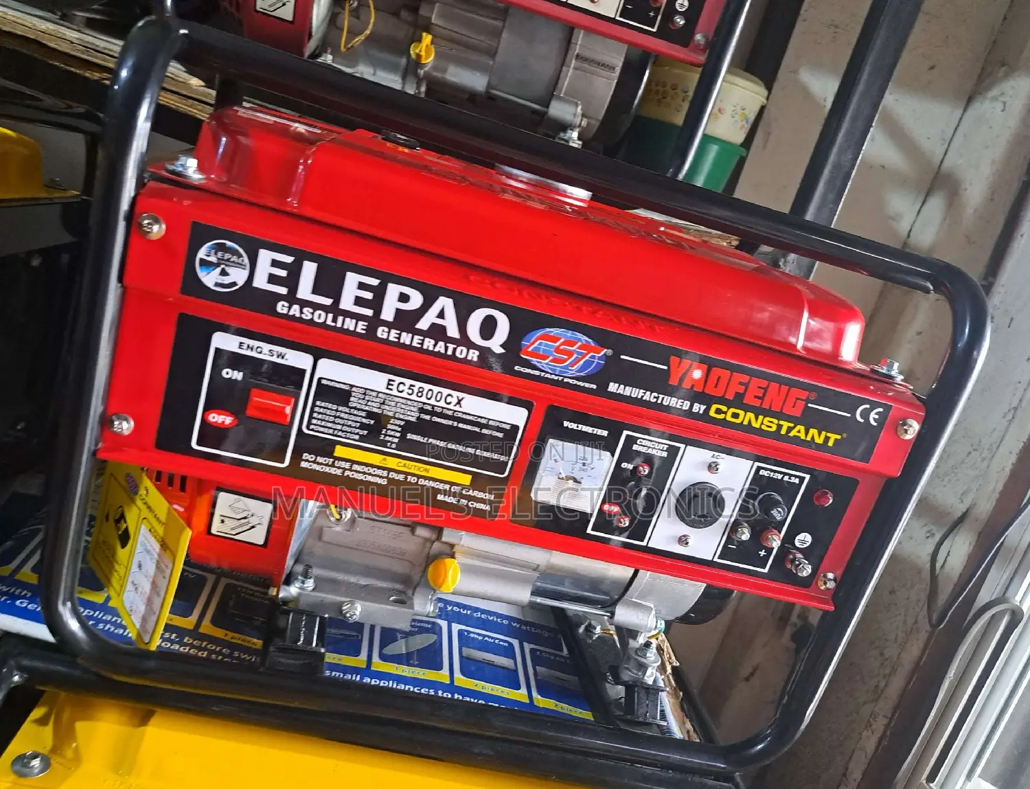 ¿¡¿¡ 2.8kva Elepaq Constant Petrol Generator Model Ec5800cx