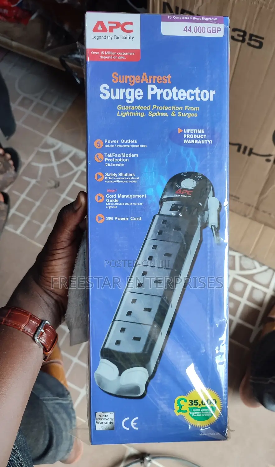 APC Surge Arrest. APC Surge Protector Extension Socket.
