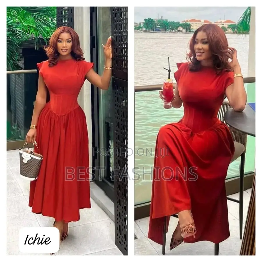 Cute Ladies Midi Dress
