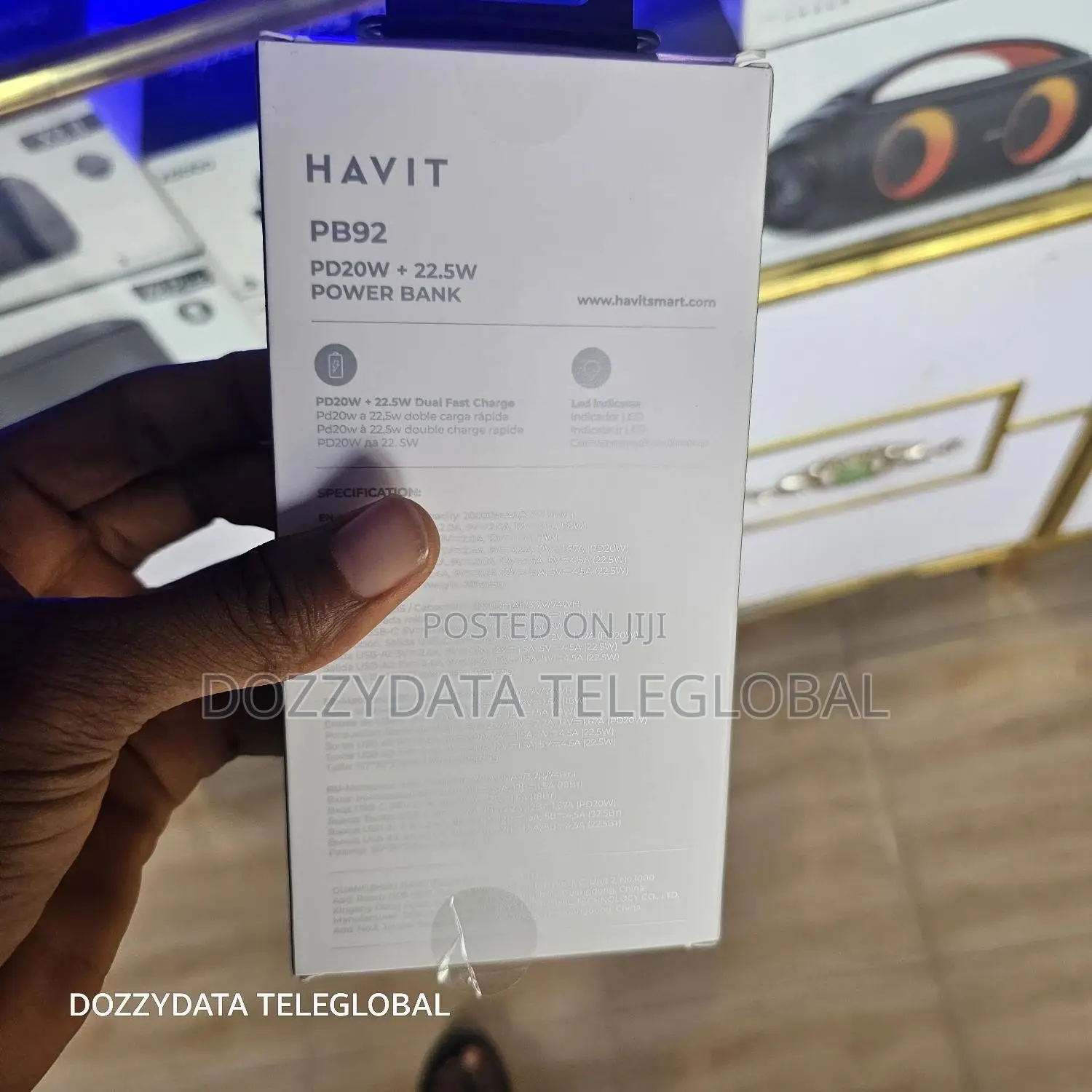 Havit 20000mah Powerbank -Black