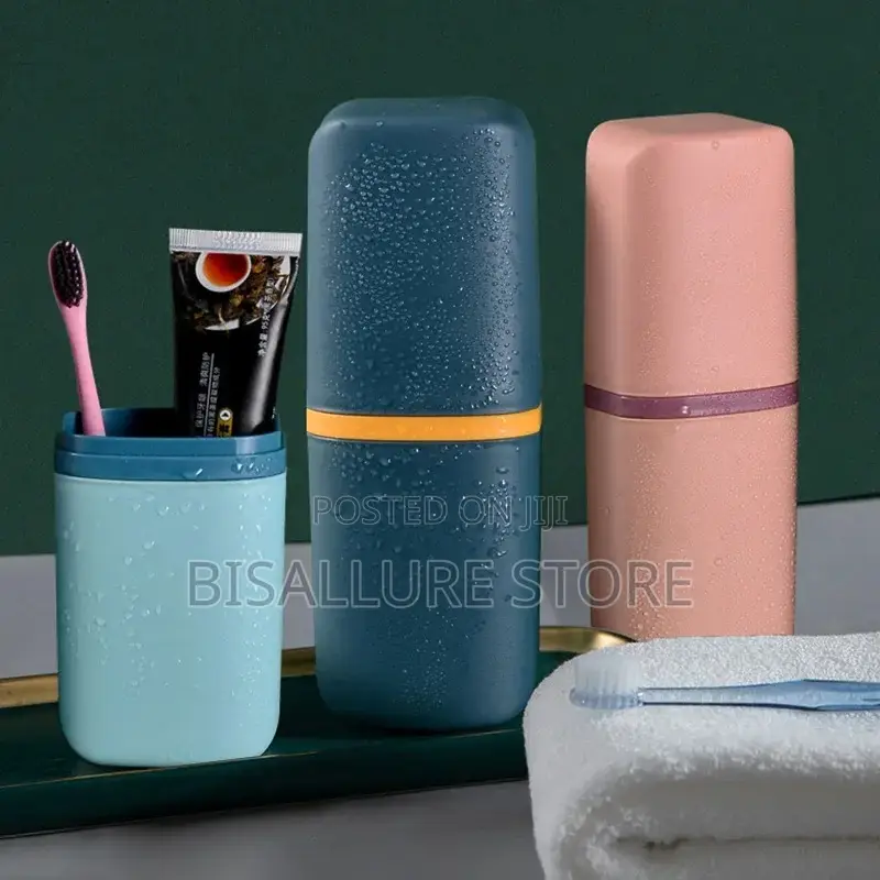 Portable Tooth Brush Holder With Cover