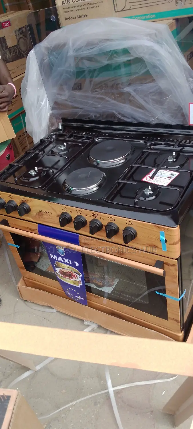 Maxi 6 Burner Cooker Wooden Color