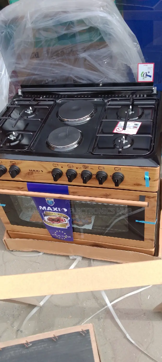 Maxi 6 Burner Cooker Wooden Color