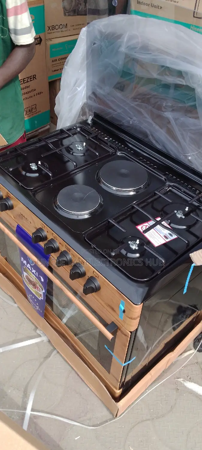 Maxi 6 Burner Cooker Wooden Color