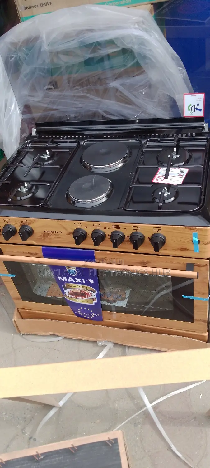 Maxi 6 Burner Cooker Wooden Color