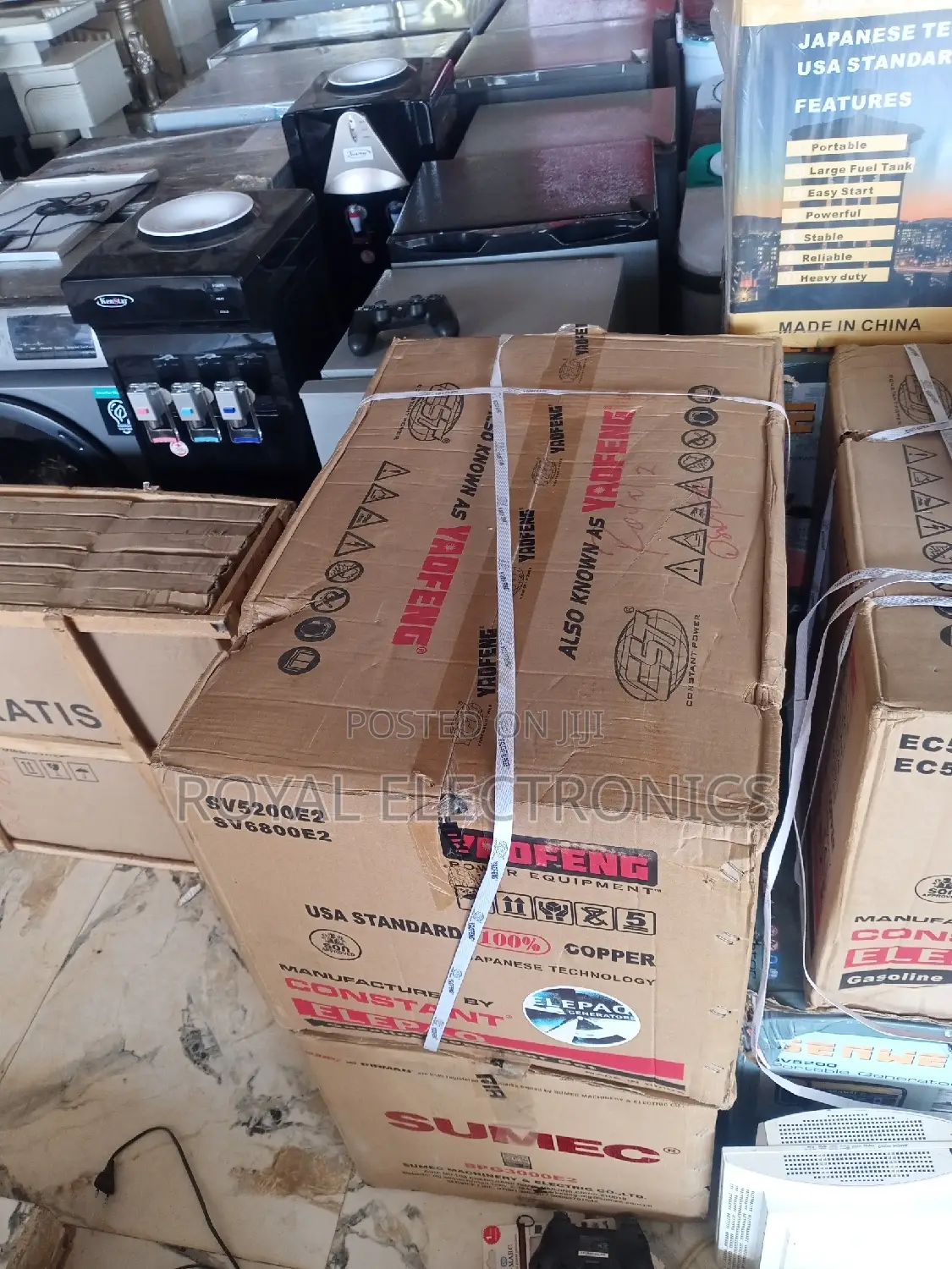 Brand New Elepaq SV6800E2 Elepaq 3.5KVA Key Start Generator
