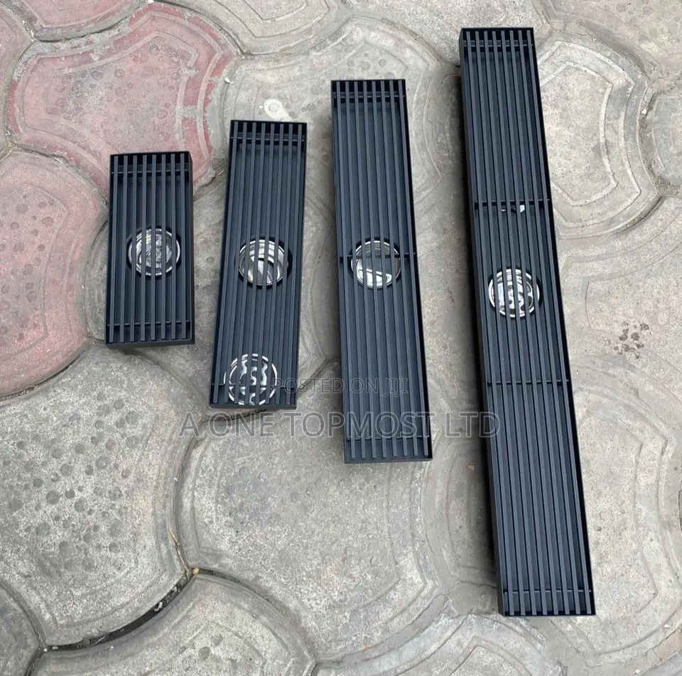 60cm Black Line Floor Drain