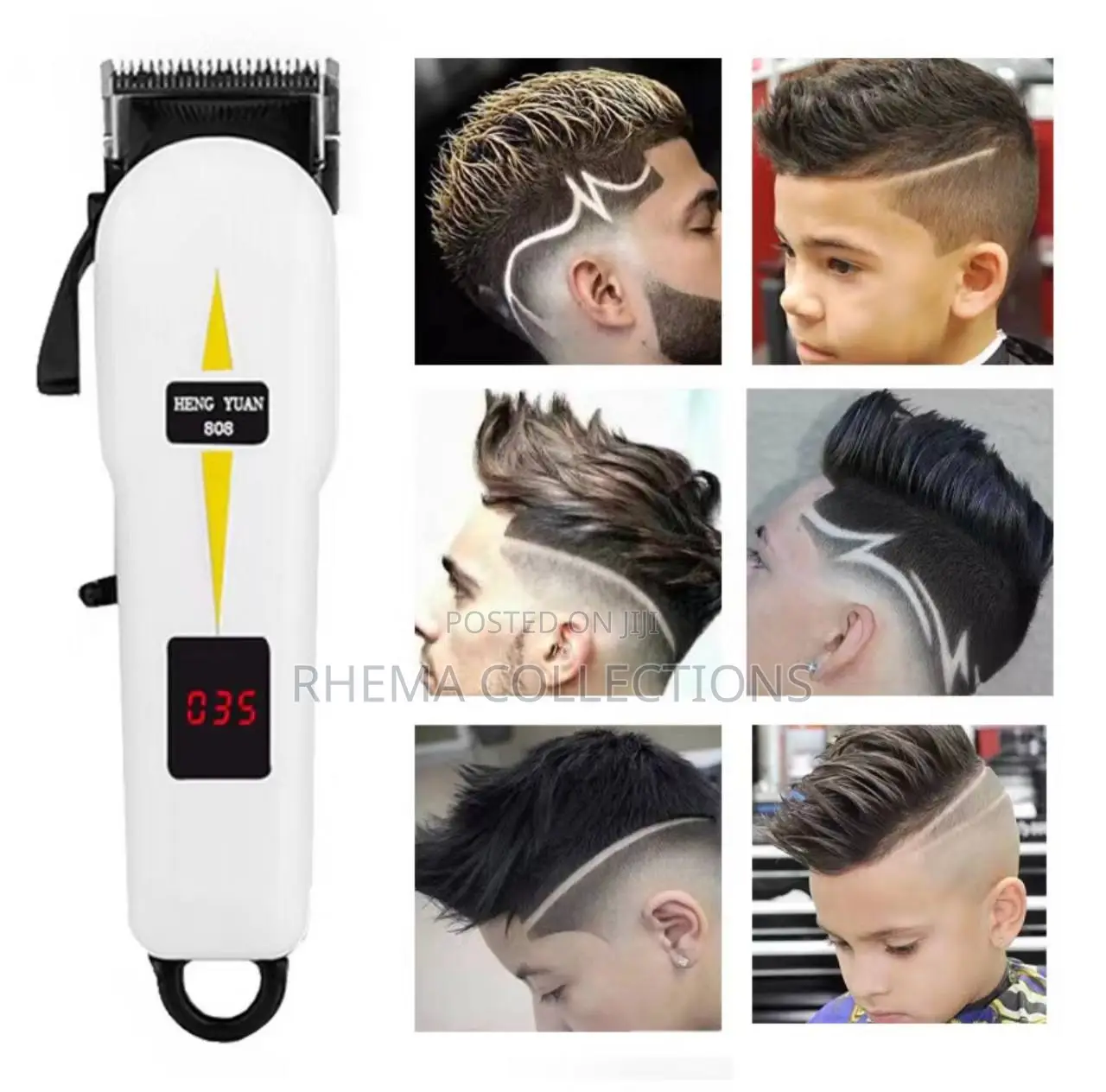 Hengyuan Cordless Rechargeable Digital Clipper