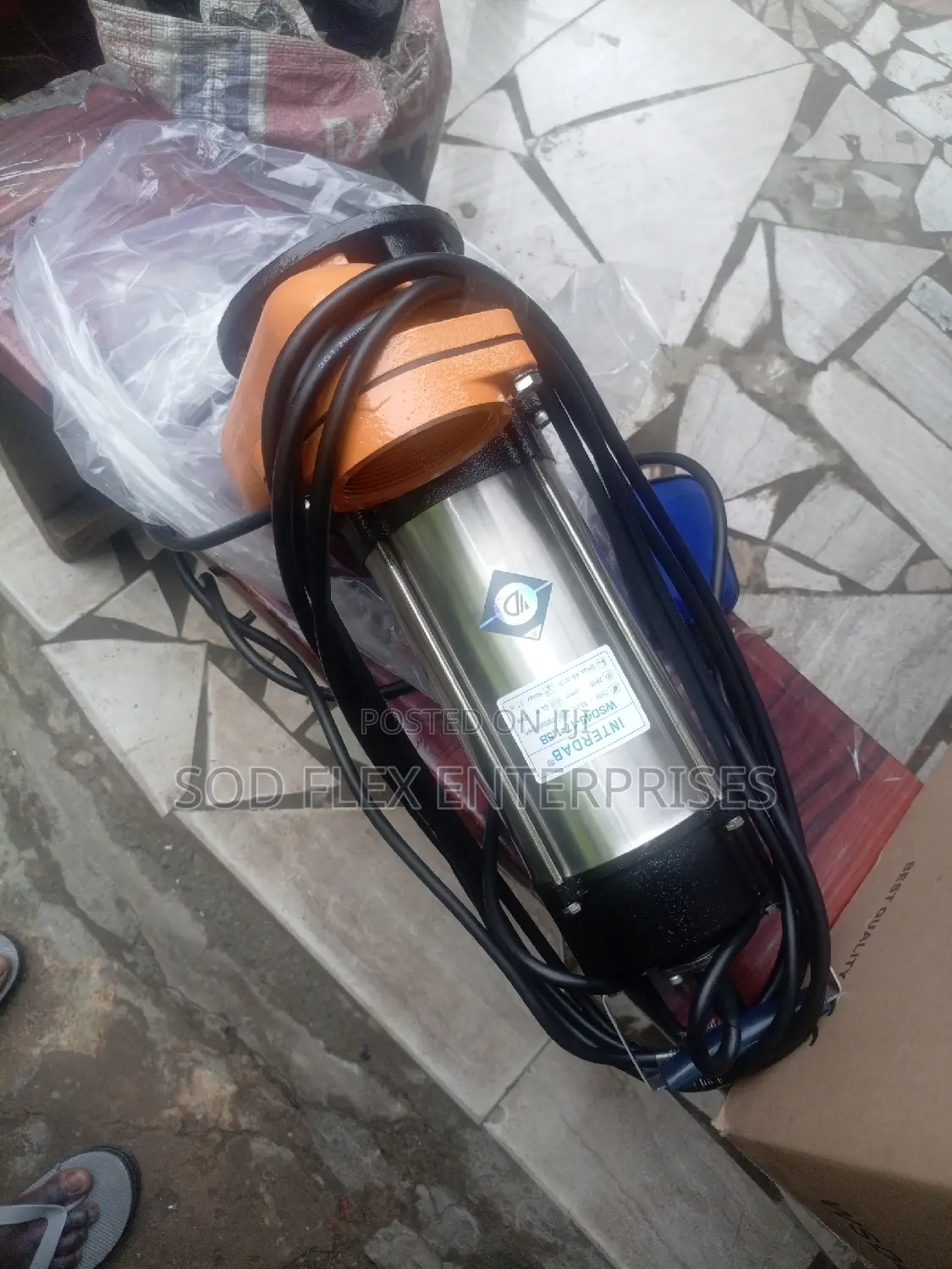 1.5hp 100% Pure Copper Interdab Sewage Pump