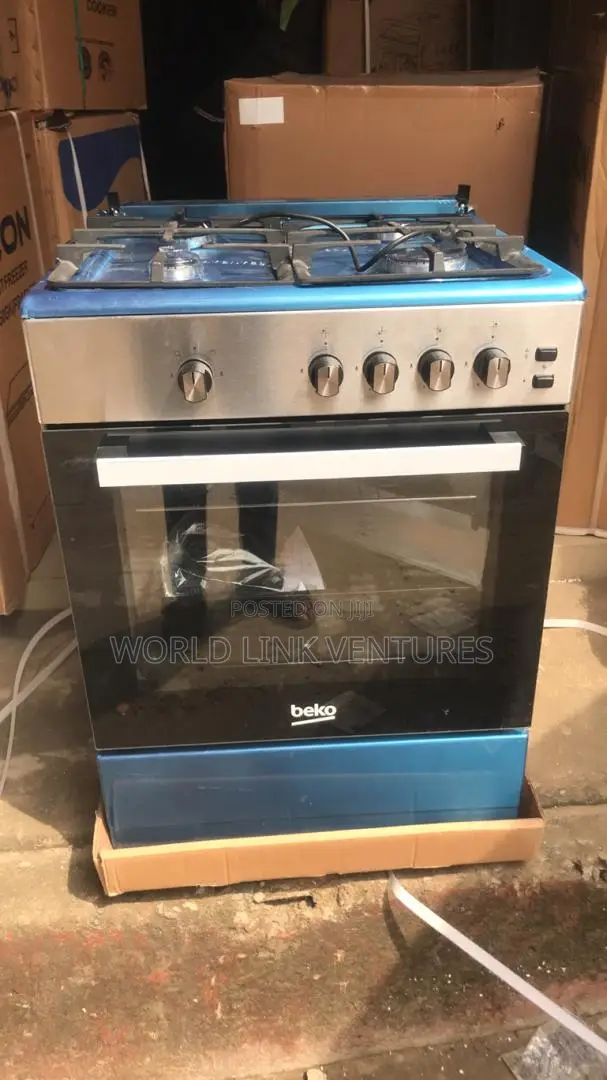 Beco Automatic Stainless Body 4 Burner Gas Cooker.