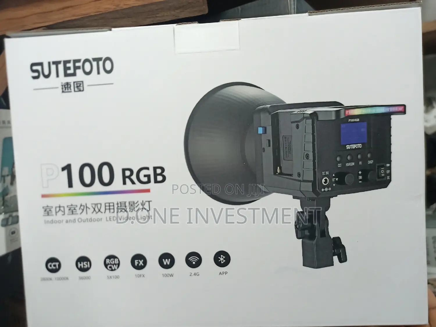 Sutefoto P100 RGB Led Video Light