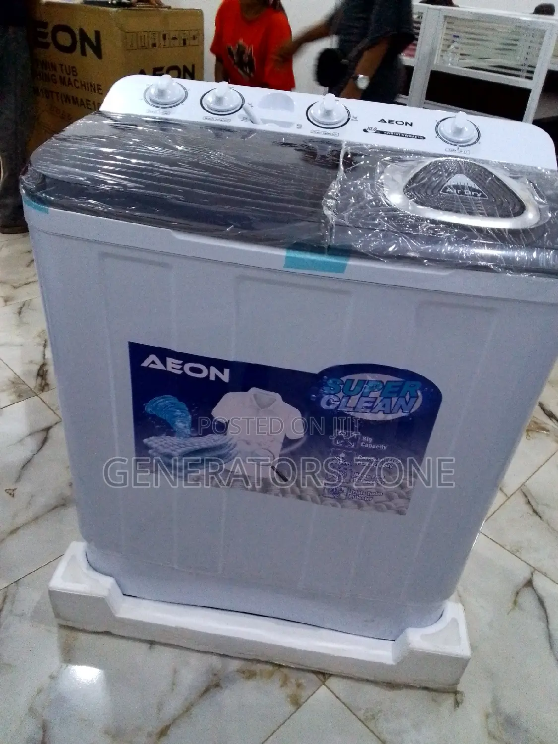 Powerful Semi-Automatic Aeon Awm10tt Washing Machine