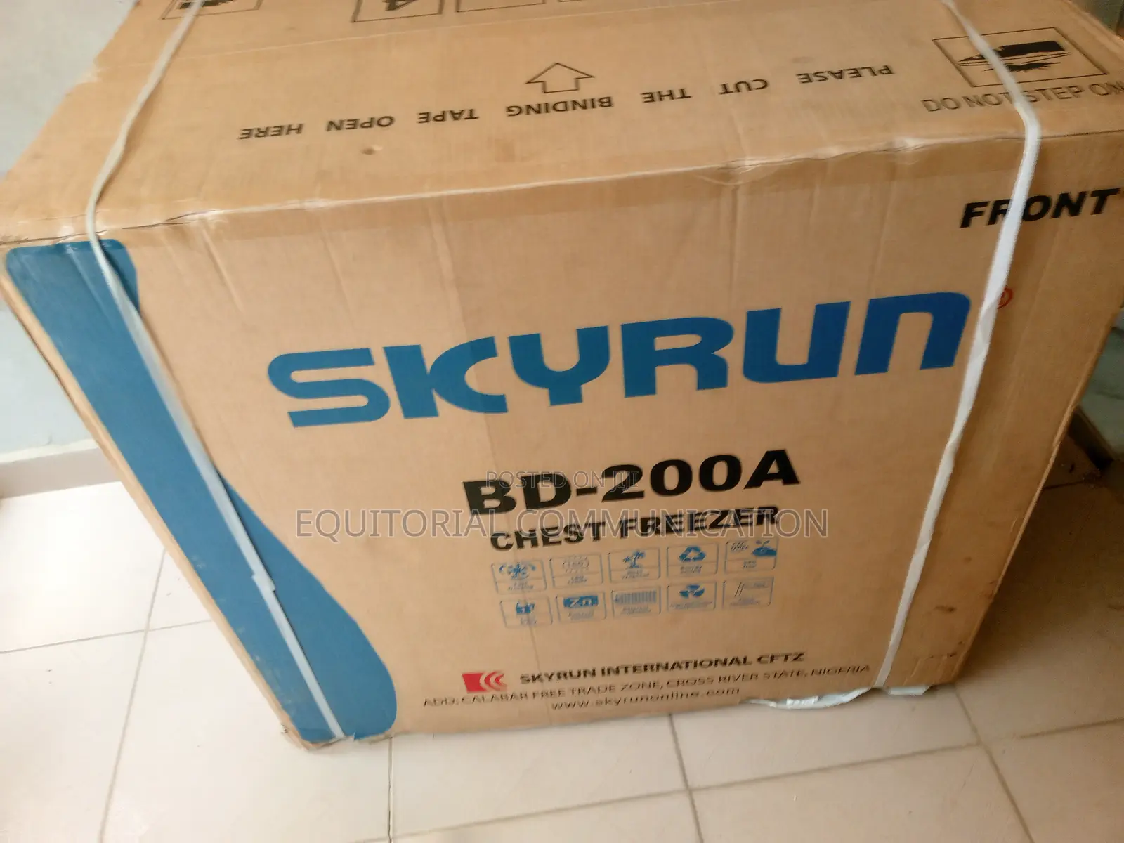 Skyrun Fast Freezing Chest Freezer 