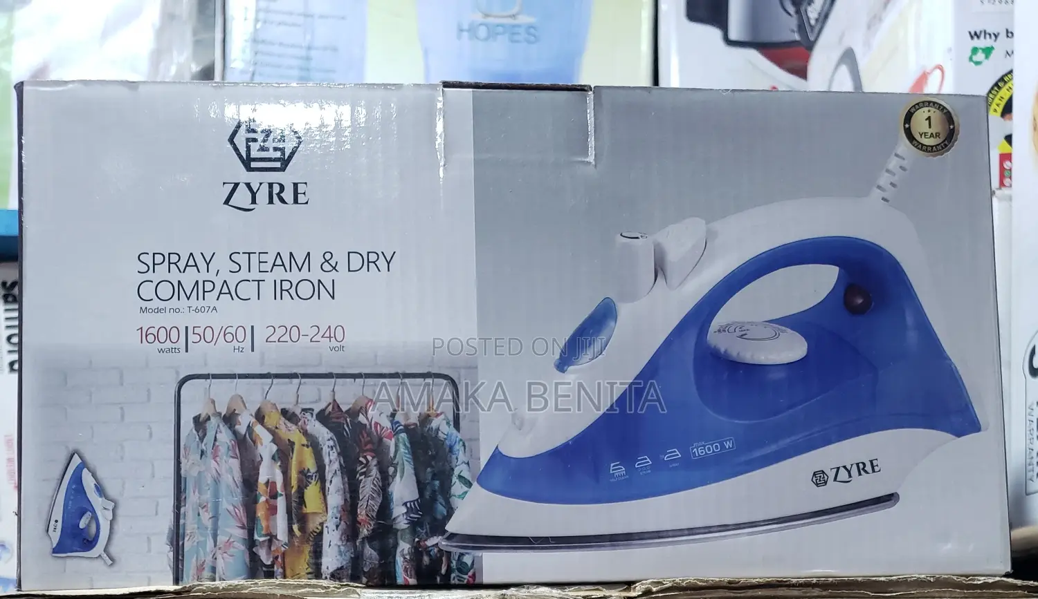 Zyre Steam Iron