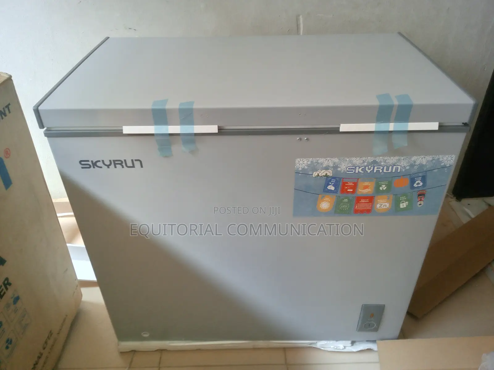 Newly Built Skyrun Chest Freezer Gray