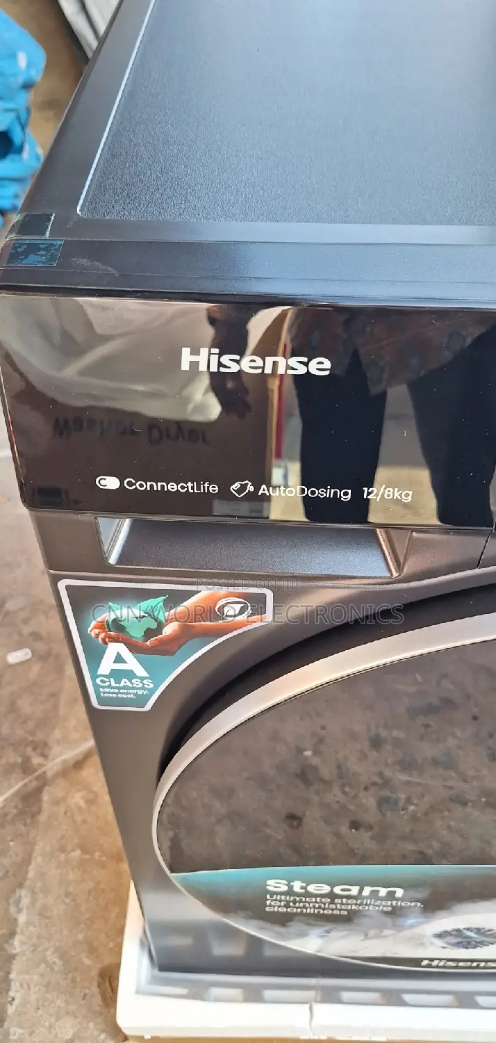 Hisense Inverter Wash/Dryer 12kg Front Load Washing Machine