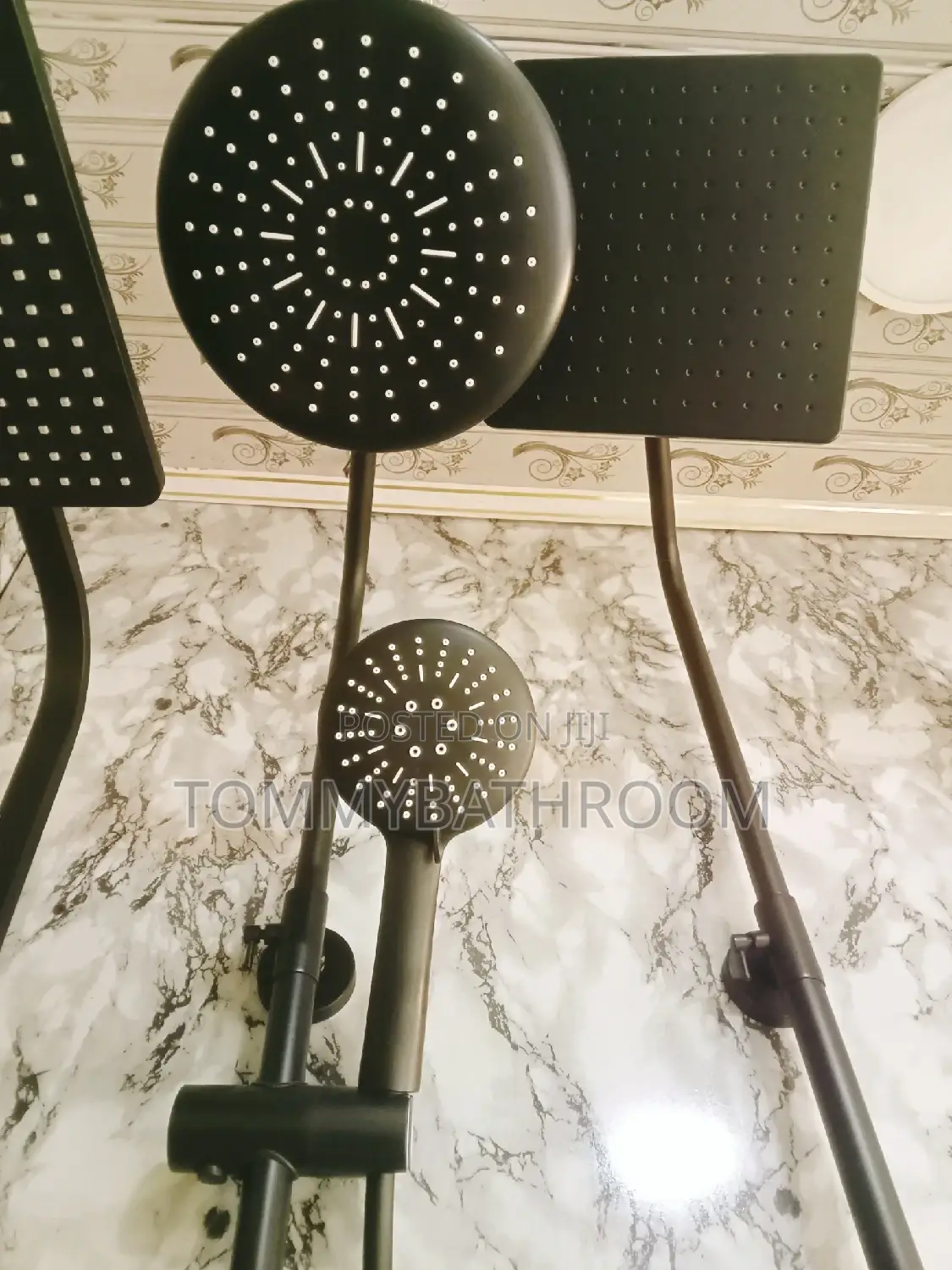 Black Brimix Standing Shower