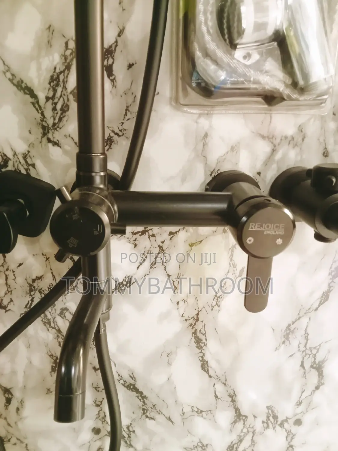 Black Brimix Standing Shower