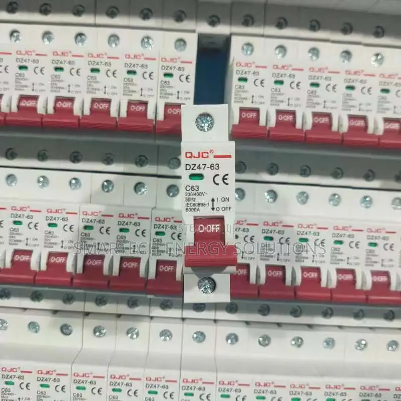 DZ47-63A AC C63 Miniature Circuit Breaker 10ka 1P