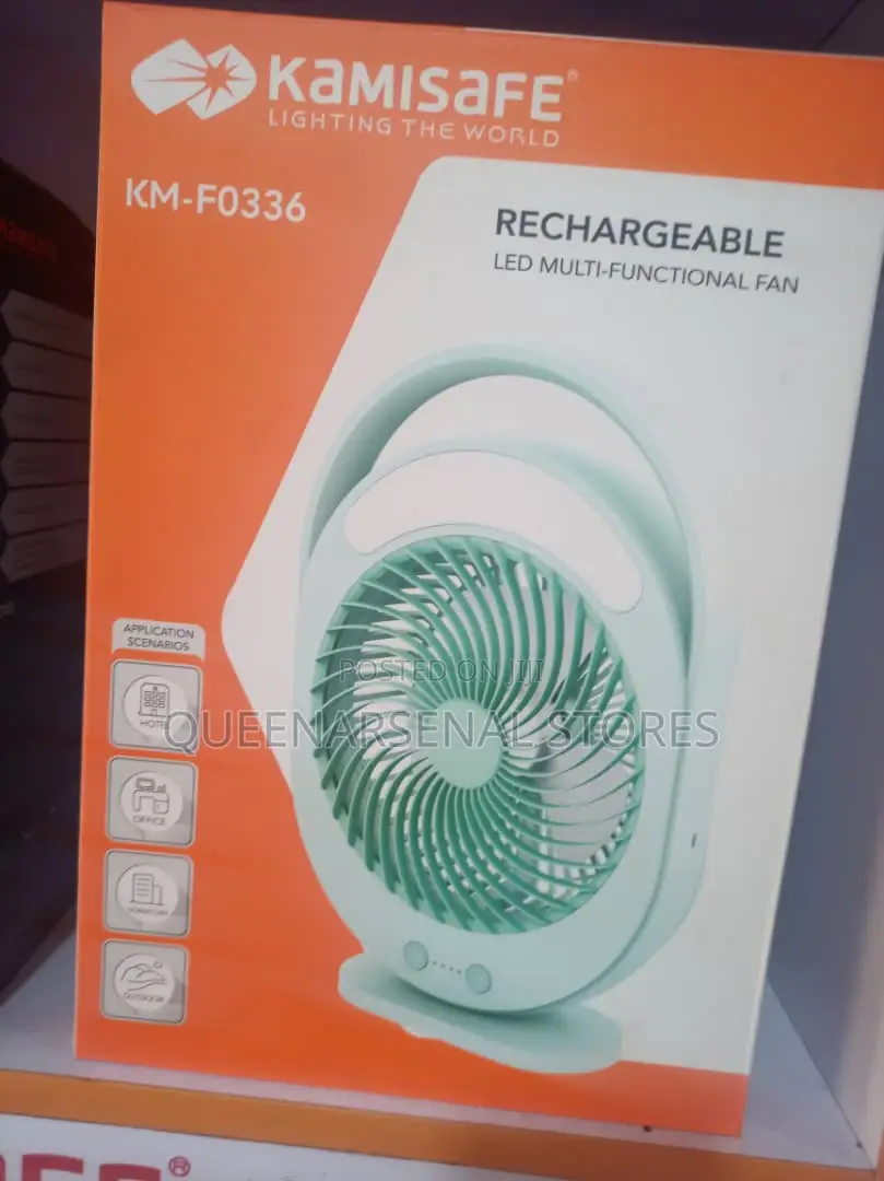 Multifunctional Rechargeable Fan With Ledlight