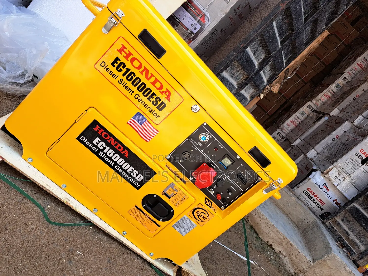 %$# 13.5kva Honda Three Phase Diesel Soundproof Generator