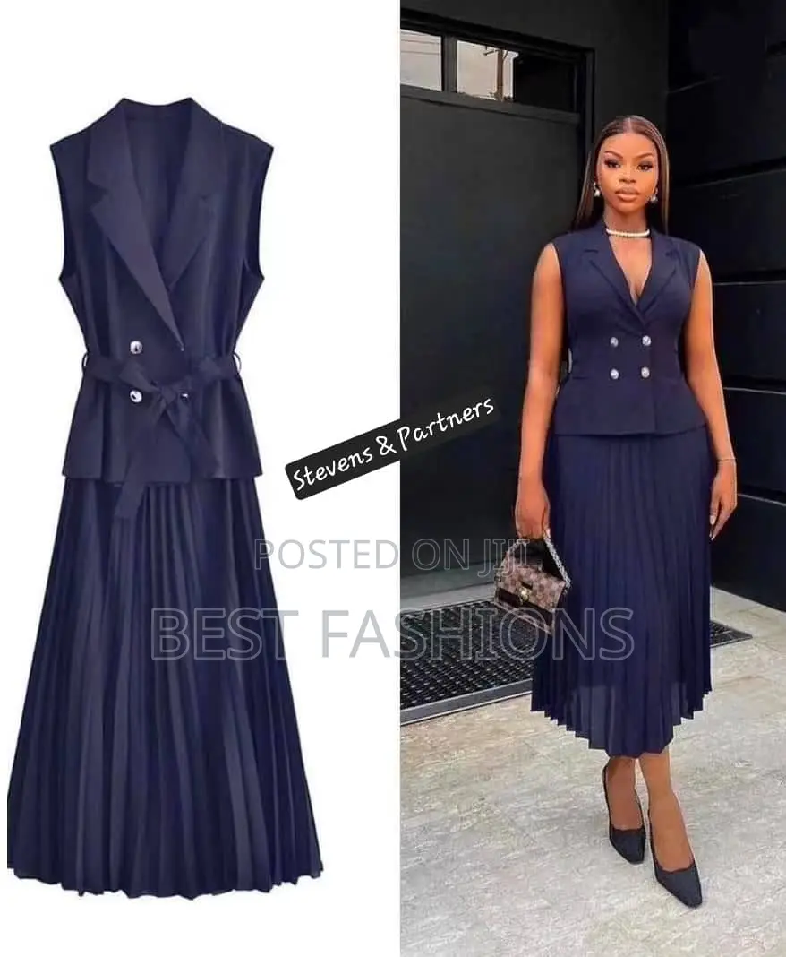 Quality Ladies Formal Jacket and Pleated Skirt
