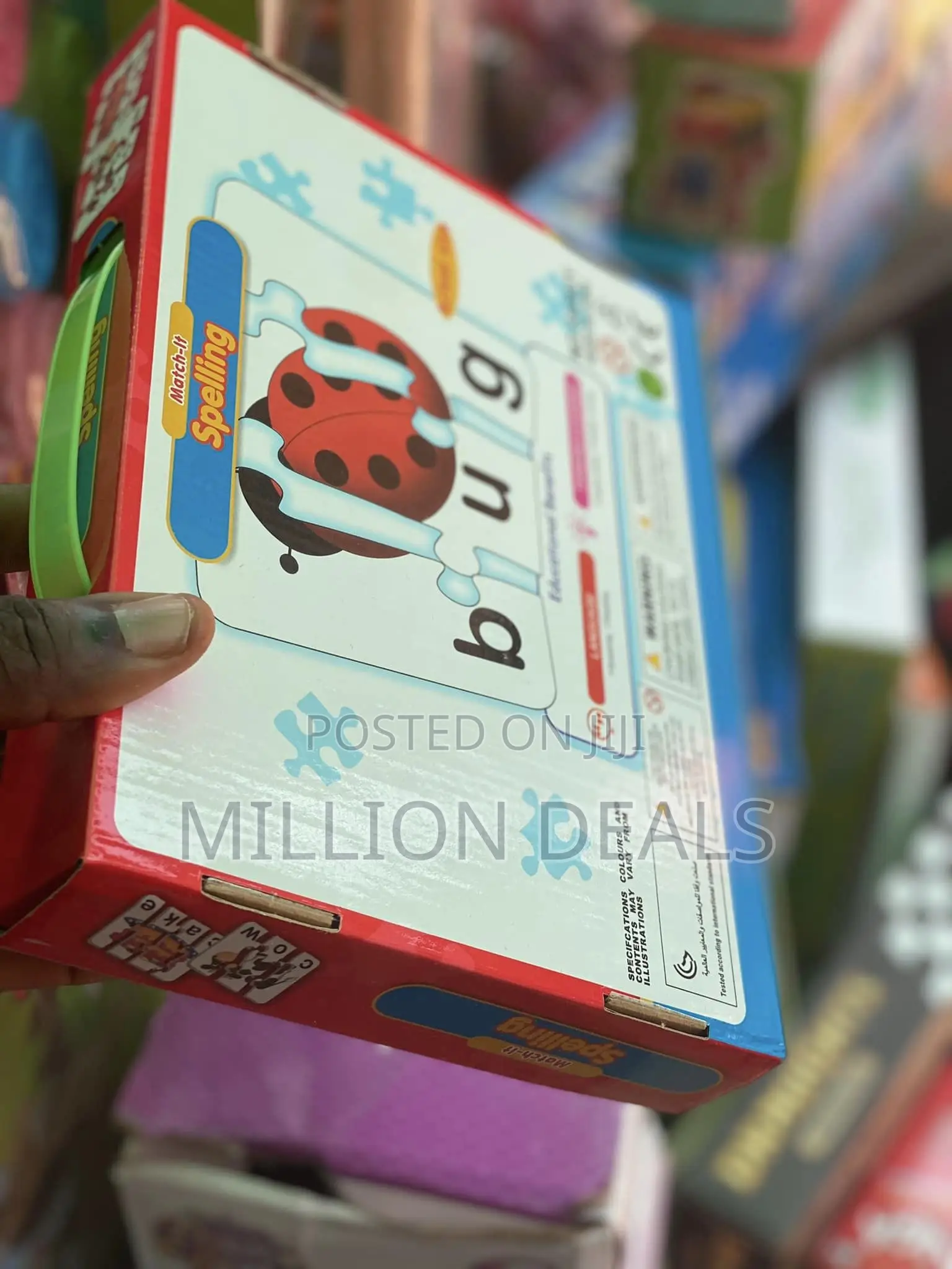 Match-It Spelling Puzzle Word Game Kiddies Toy