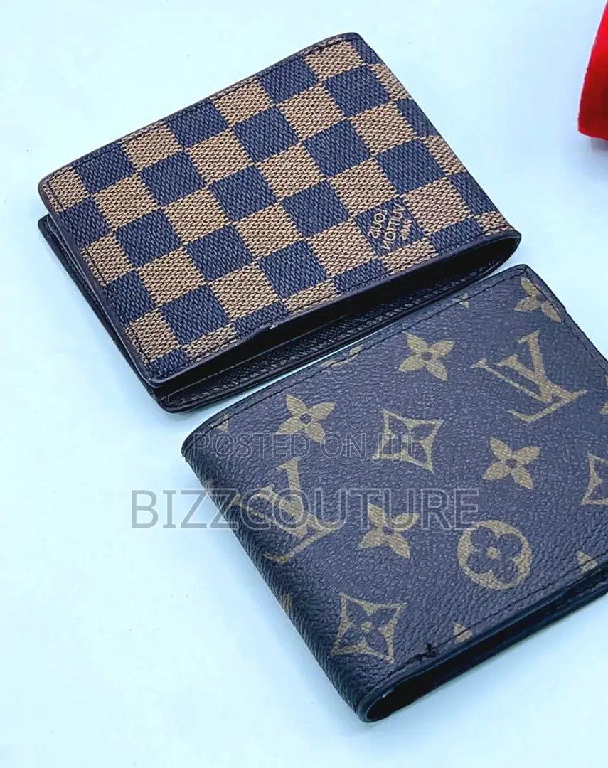 Original LOUIS VUITTON Leather Wallet Available in Store