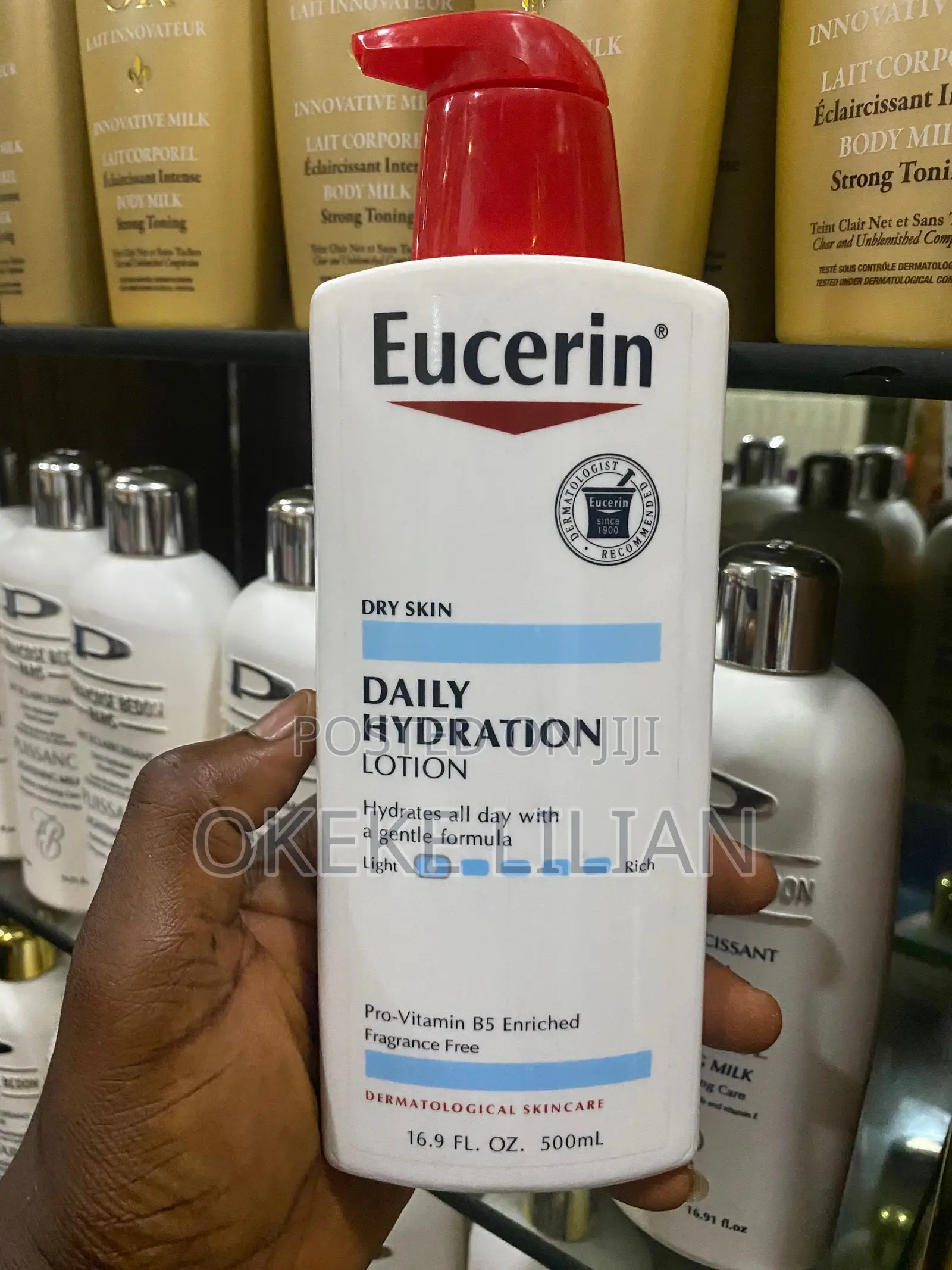 Eucerin Daily Hydration Moisturizing Body Lotion - 16.9oz.