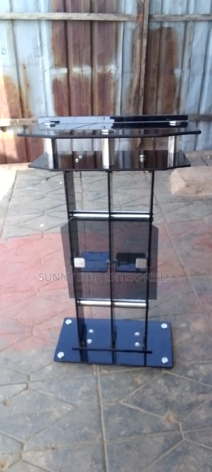 High Quality Executive Thick Glass Pulpit for Church