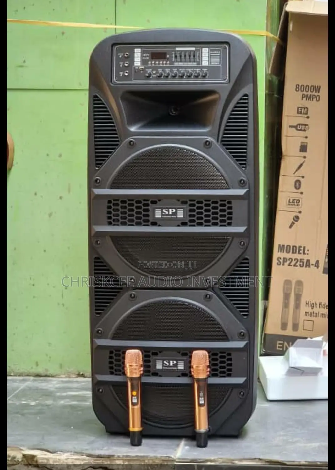 Sound Prince Double 15" Public Address System