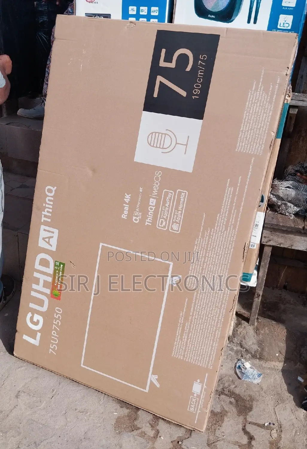 75" LG Smart Uhd Television +Netflix + Youtube+ Warranty