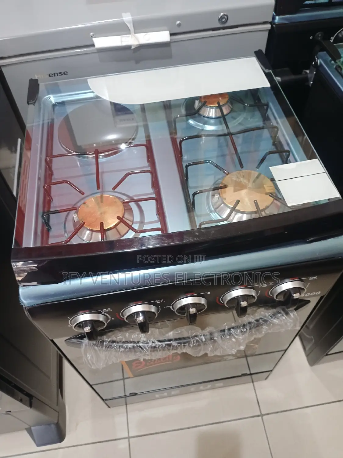 50*50cm 3+1 Burner Nexus Gas Cooker.
