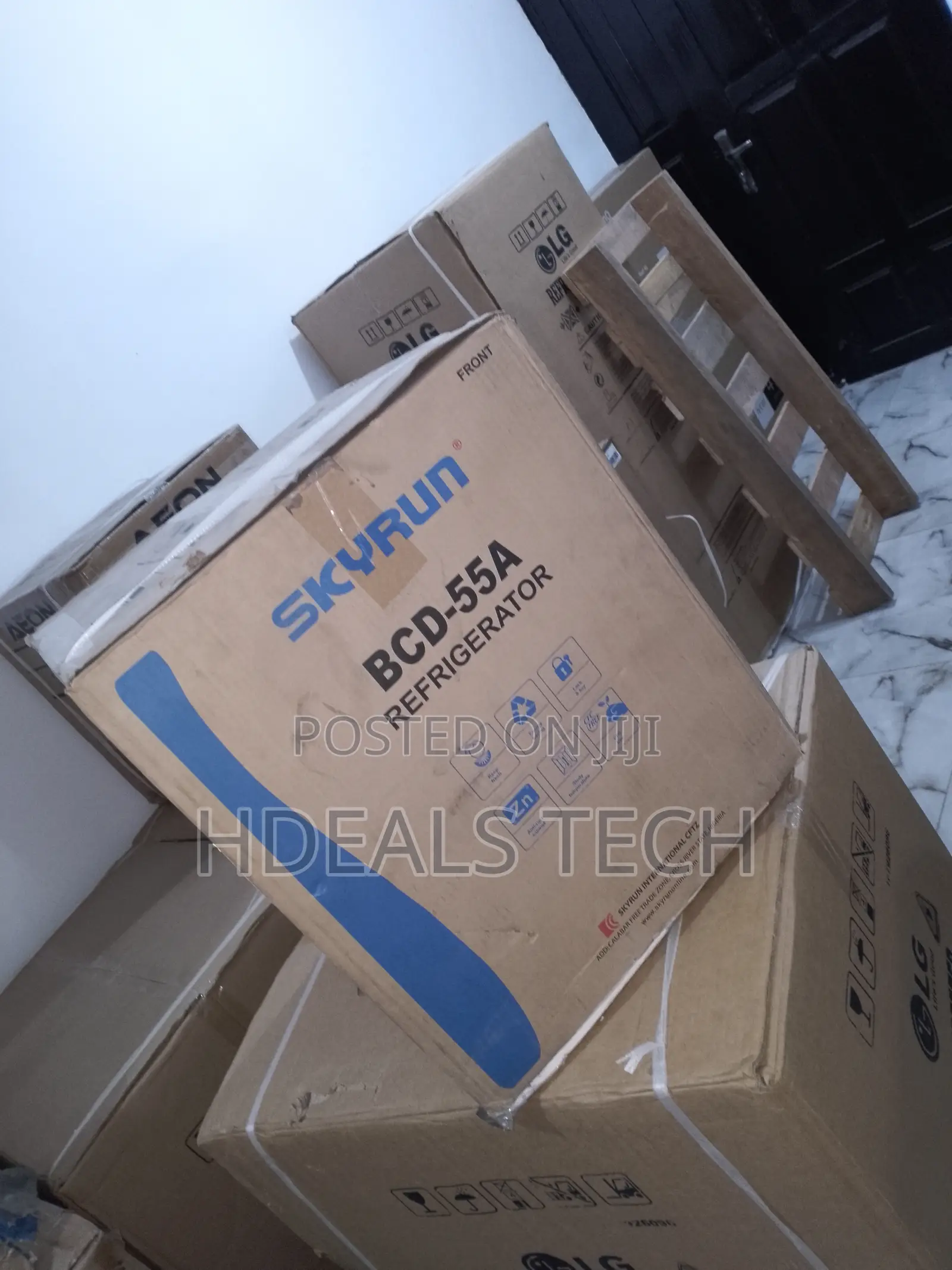 Skyrun 50 Litres Single Door Fridge (BCD-55A) - White