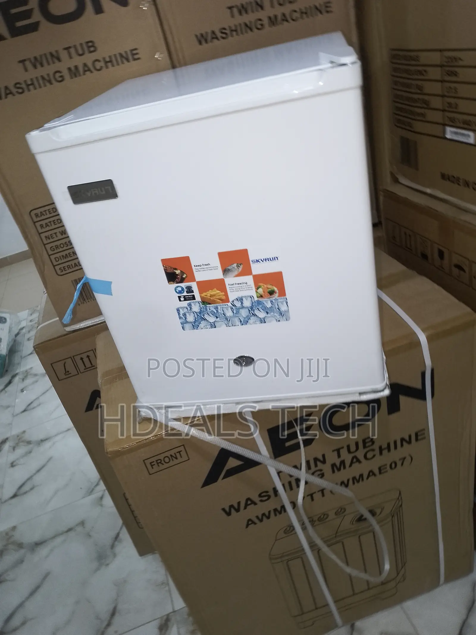 Skyrun 50 Litres Single Door Fridge (BCD-55A) - White