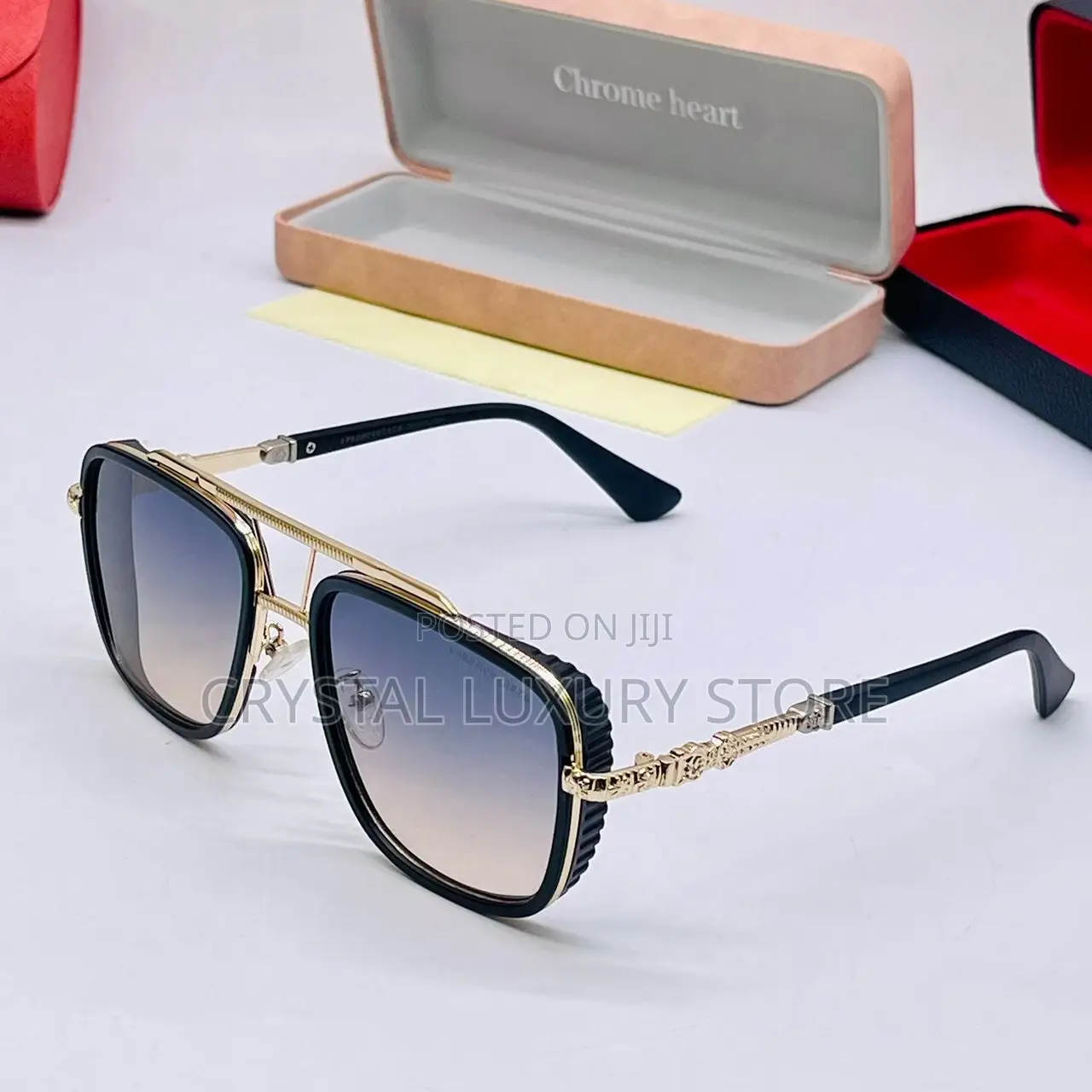 Chrome Heart Quality Luxury Sunglasses