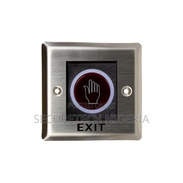 K-1 Non-Touch Stainsteel Exit Button