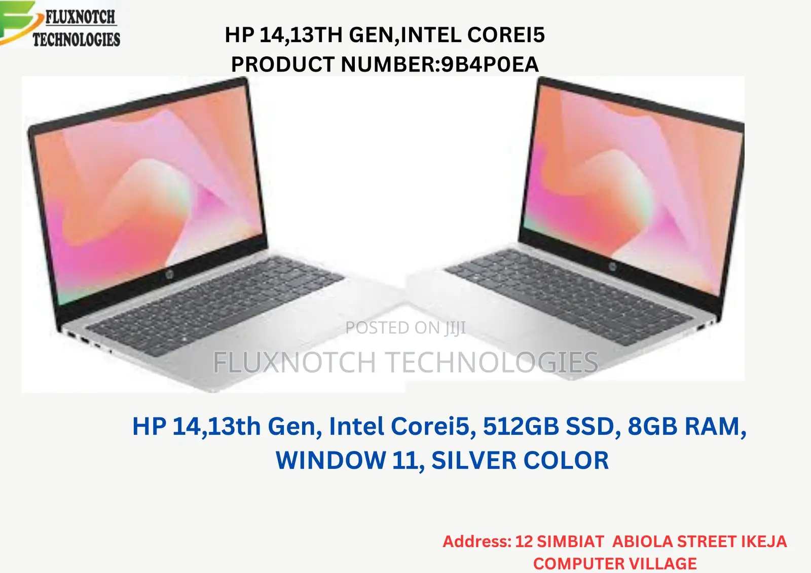 New Laptop HP 14z 8GB Intel Core I5 SSD 512GB